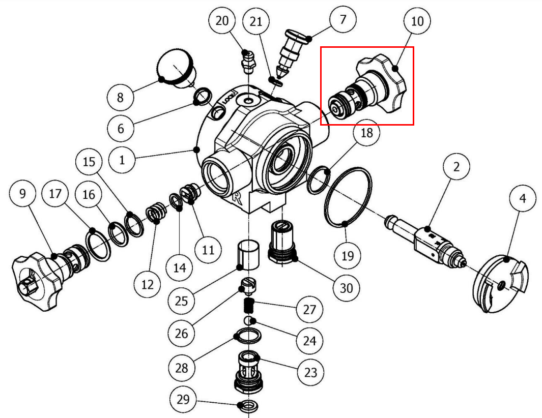 novag ht black spray head 10