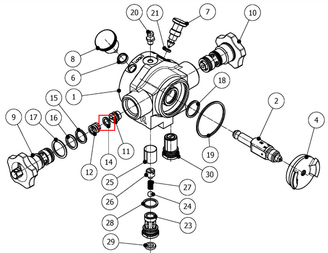 novag ht black spray head 14
