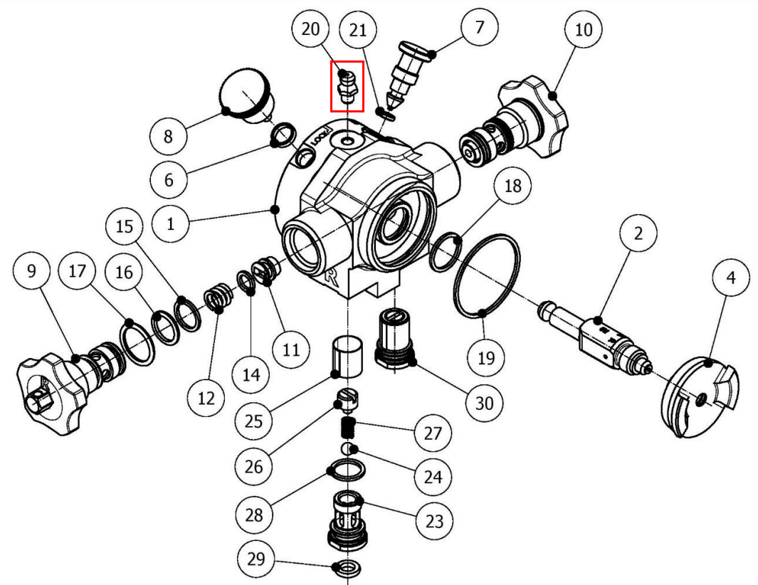 novag ht black spray head 20